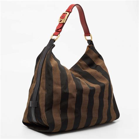 fendi striped bucket bag|More.